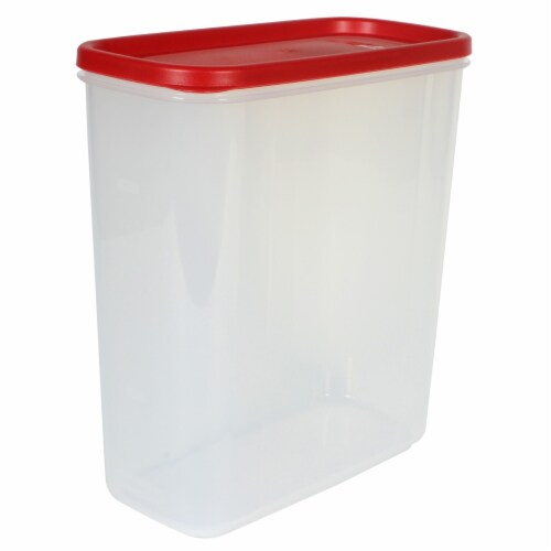Rubbermaid® Modular Canisters, Food Storage Container, 21 Cup, Racer Red Perspective: back