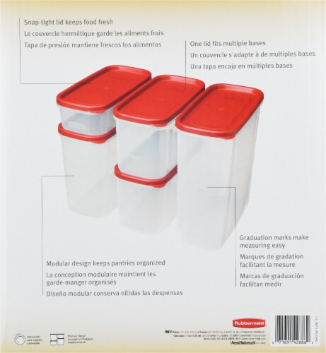 Rubbermaid® Modular Canister Set Perspective: back