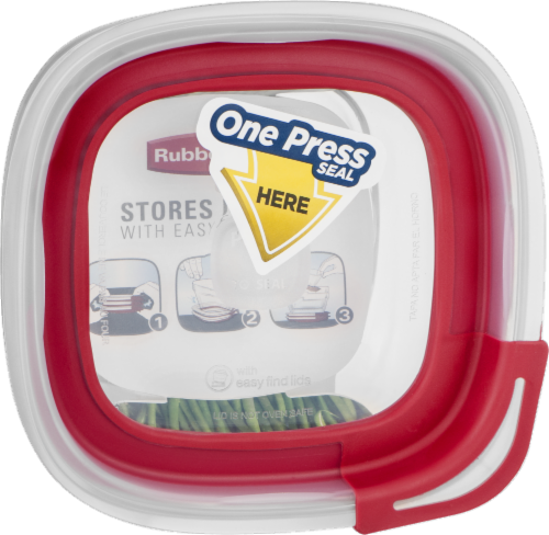 Kroger Home Sense Square BPA-Free Plastic Twist Top Food Storage Container  - 3 pack, 2 cup - Kroger