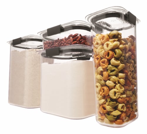 Rubbermaid Brilliance Pantry Container Set - Clear Perspective: back