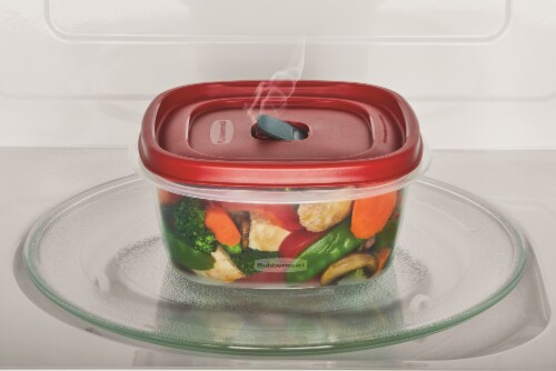Rubbermaid® EasyFindLids™ Vented Container Perspective: back