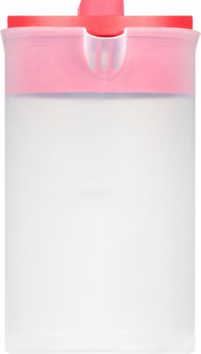 Rubbermaid Simply Pour Pitcher - Clear/Red Perspective: back