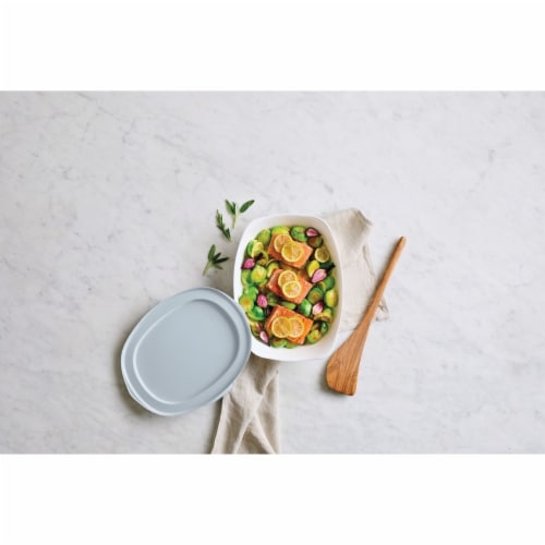 Rubbermaid Duralite Glass Bakeware with Lids Perspective: back