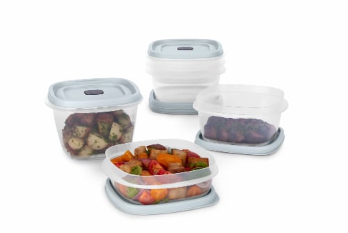 Rubbermaid® Easy Find Lids Clear/Red Food Storage Set, 12 pc - Fred Meyer