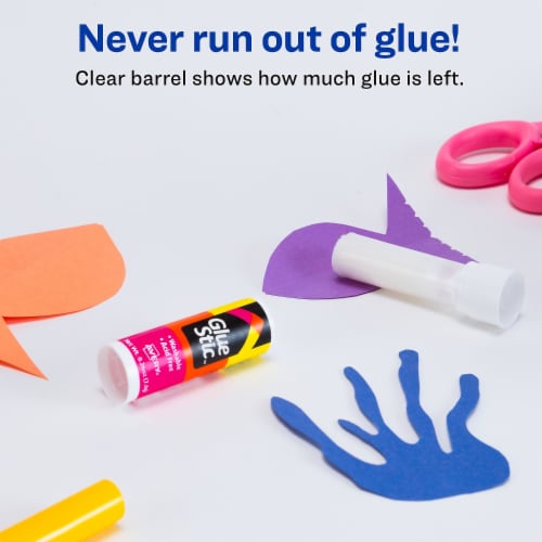 Avery Clear Glue Stics Perspective: back