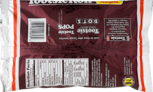 Tootsie Roll Midgees Candy Perspective: back