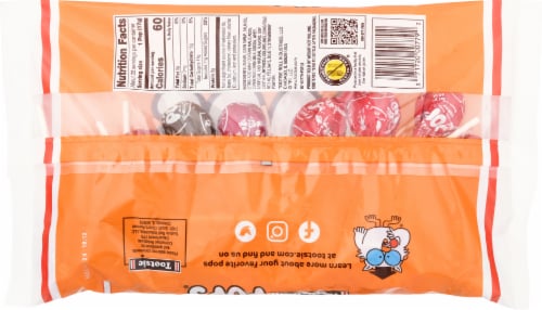 Tootsie Roll Pops Value Pack Halloween Candy Perspective: back