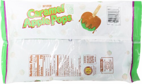 Tootsie® Caramel Apple Pops Family Pack Halloween Candy Perspective: back