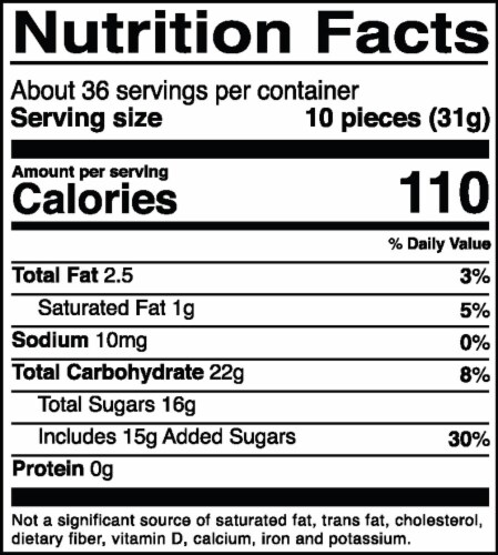 Tootsie Roll® Midgees Candies Bag Perspective: back