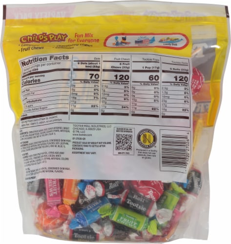 Child's Play® Assorted Variety Candy Bag Perspective: back