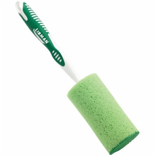 Libman 11.38 In. x 2.25 In. Green Glass & Dish Sponge 35 Perspective: back