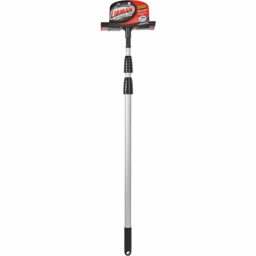 Libman® High Power® Telescopic Window Washer - Silver/Black/Red Perspective: back