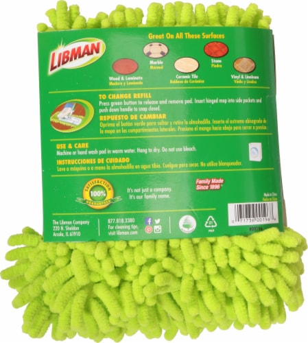 Libman® Microfiber Dust Mop Refill Perspective: back