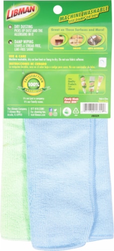 Libman Everyday Dusting Cloths Perspective: back