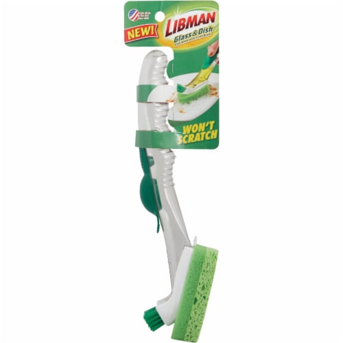 Libman® Glass and Dish Scrub Brush Perspective: back