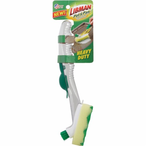 Libman® Pot & Pan Heavy Duty Scrubbing Dish Wand Perspective: back