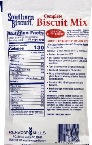 Southern Biscuit® Formula L® Complete Biscuit Mix Perspective: back