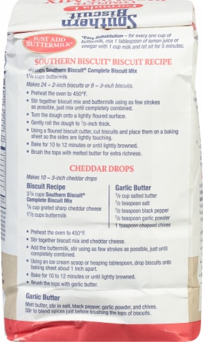 Southern Biscuit® Formula L Complete Biscuit Mix Perspective: back
