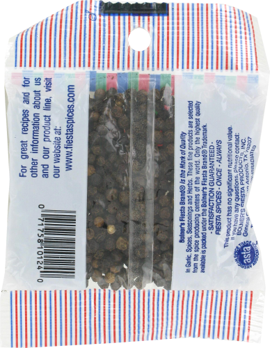 Fiesta® Whole Black Pepper Perspective: back