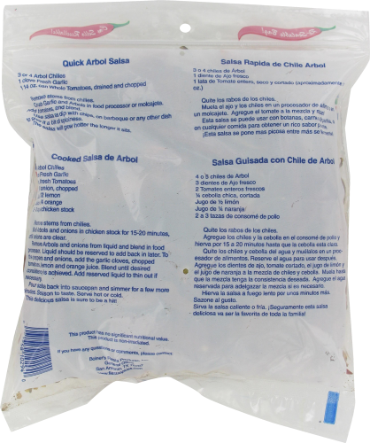 Fiesta® Chili de Arbol Peppers Perspective: back