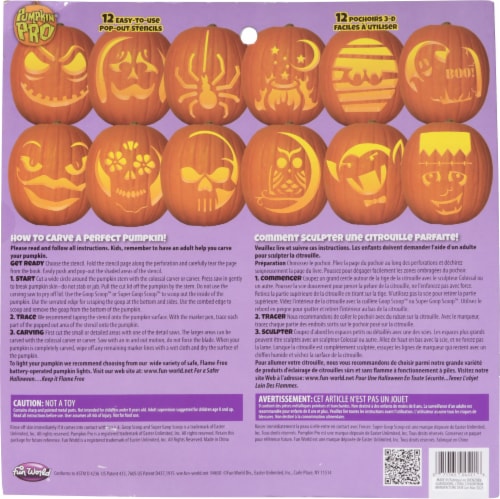 Fun World Pumpkin Pro® Family Carving Kit - Assorted Perspective: back