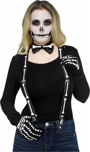 Fun World Skeleton Suspender Set Perspective: back