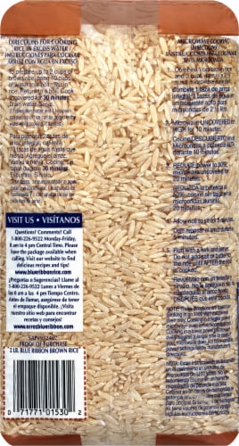 Blue Ribbon Whole Grain Brown Rice Perspective: back