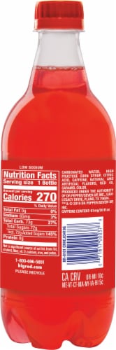 Big Red® Soda Perspective: back