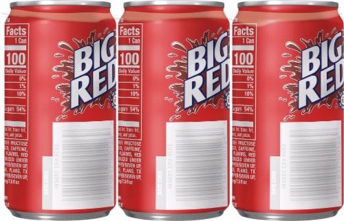 Big Red Soda Mini Cans Perspective: back