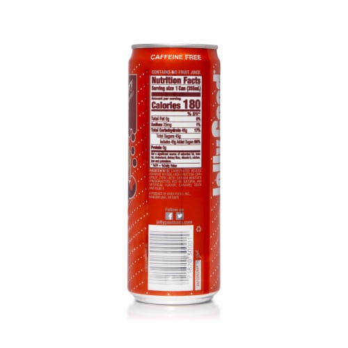 Jolly Good® Cherry Caffeine Free Soda Can Perspective: back