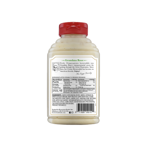 Beaverton Hot Cream Horseradish Perspective: back