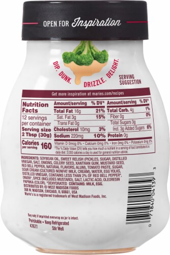 Marie's® Thousand Island Dressing + Dip Perspective: back