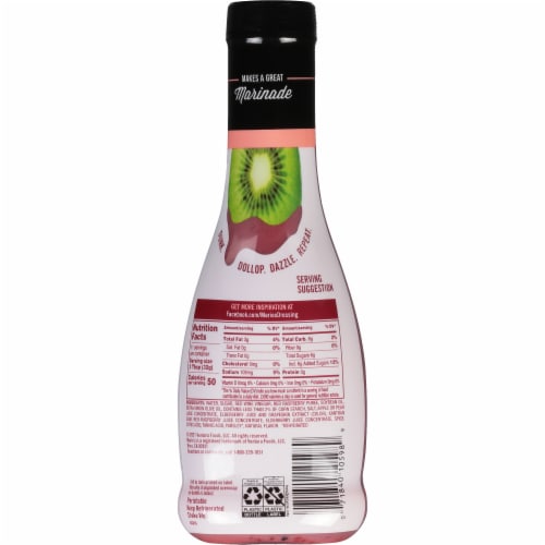 Marie's Raspberry Vinaigrette Dressing Perspective: back