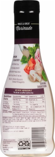 Marie's White Balsamic Shallot Vinaigrette Dressing Perspective: back