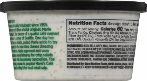 Marie's® Creamy Ranch Dip Perspective: back