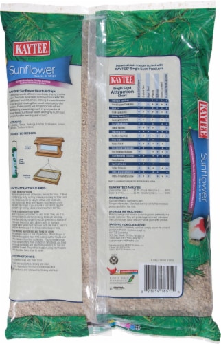 Kaytee® Sunflower Hearts and Chips Wild Bird Food Perspective: back