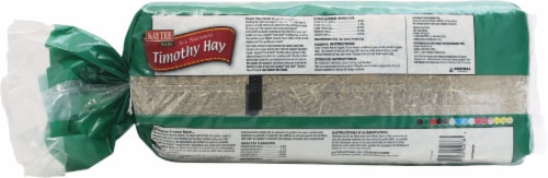 Kaytee All Natural Timothy Hay Bale Perspective: back