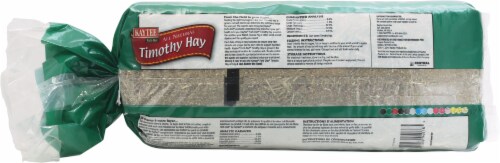 Kaytee All Natural Timothy Hay Bale Perspective: back