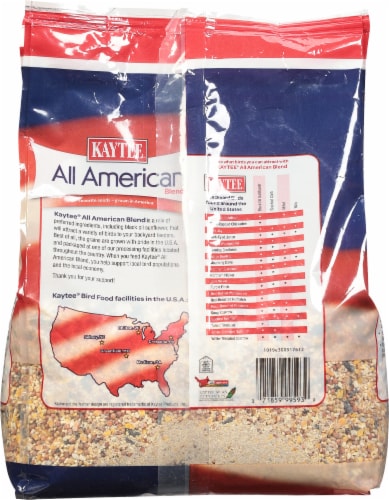 Kaytee® All American Blend Wild Bird Seed Perspective: back
