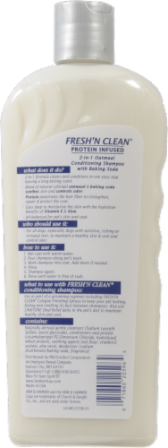 LAMBERT KAY 013TRP-5964 Fresh N Clean 2-in-1 Oatmeal Conditioning Shampoo Tropical Scent Perspective: back