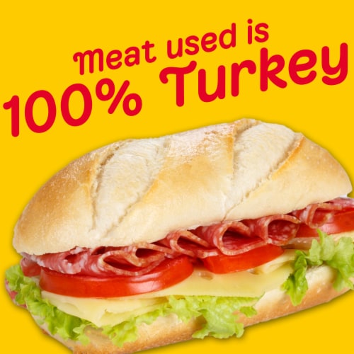 Oscar Mayer Turkey Cotto Salami Thin Sliced Lunchmeat Perspective: back