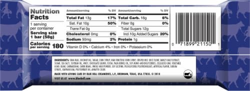 Blue Bell® Krunch Frozen Dairy Dessert Bar Perspective: back