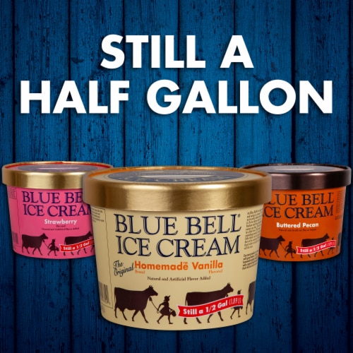 Blue Bell® Brown Rim Ice Cream - Assorted Flavors Perspective: back
