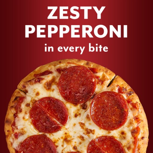 DiGiorno Pepperoni Frozen Personal Pizza on a Hand-Tossed Style Traditional Crust Perspective: back
