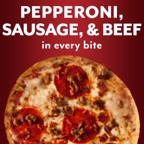 DIGIORNO Frozen Pizza - Three Meat Stuffed Crust Pizza - Personal Pizza Perspective: back