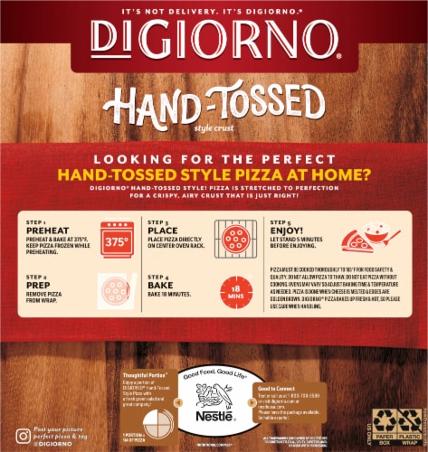 Digiorno® Frozen Hand Tossed Supreme Pizza Perspective: back