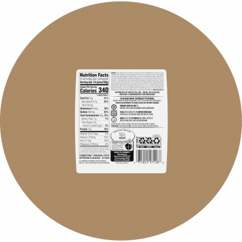 Tombstone Pepperoni & Sausage Frozen Pizza Perspective: back