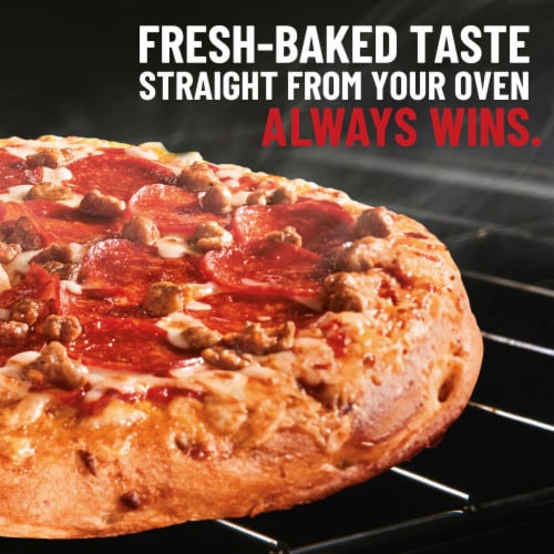 DIGIORNO® Frozen Pizza Rising Crust 3 Meat Perspective: back