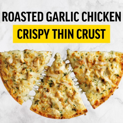 California Pizza Kitchen Roasted Garlic Chicken Thin Crust Frozen Pizza Perspective: back