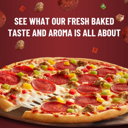 DIGIORNO Classic Thin Crust Supreme Pizza Perspective: back